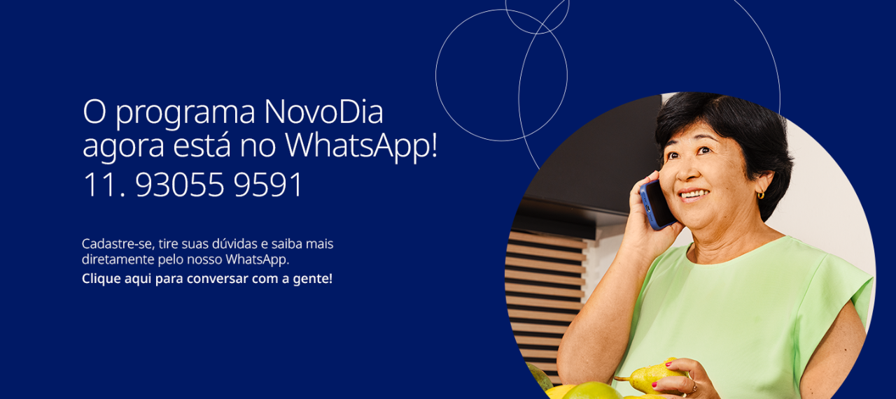 Link do Programa NovoDia para o Whatsapp