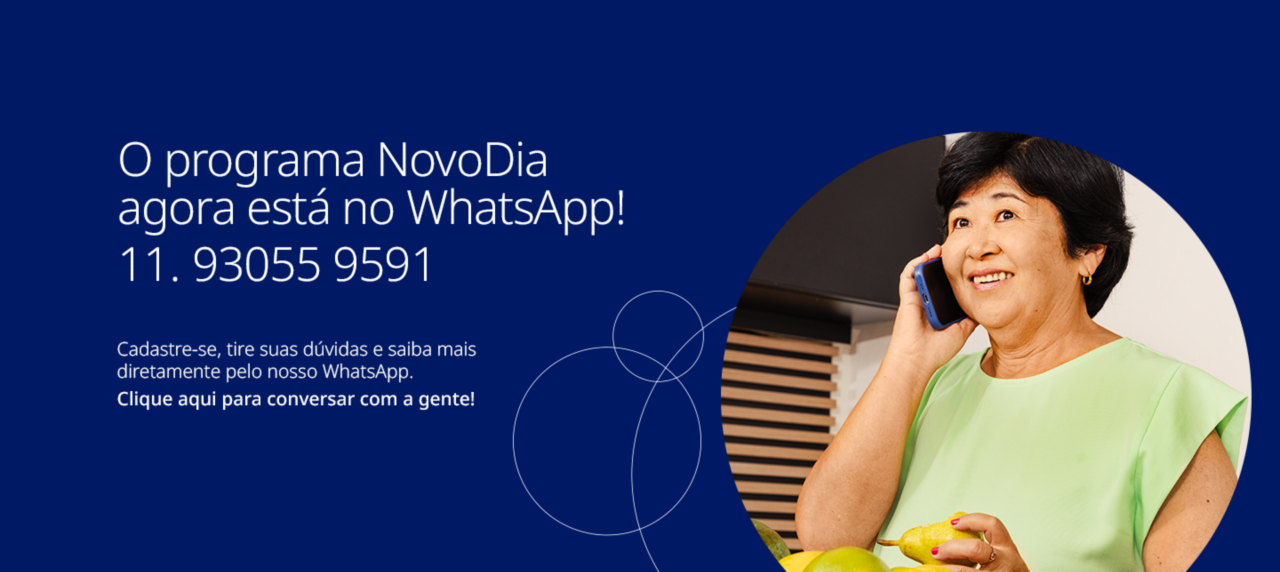 Link do Programa NovoDia para o Whatsapp