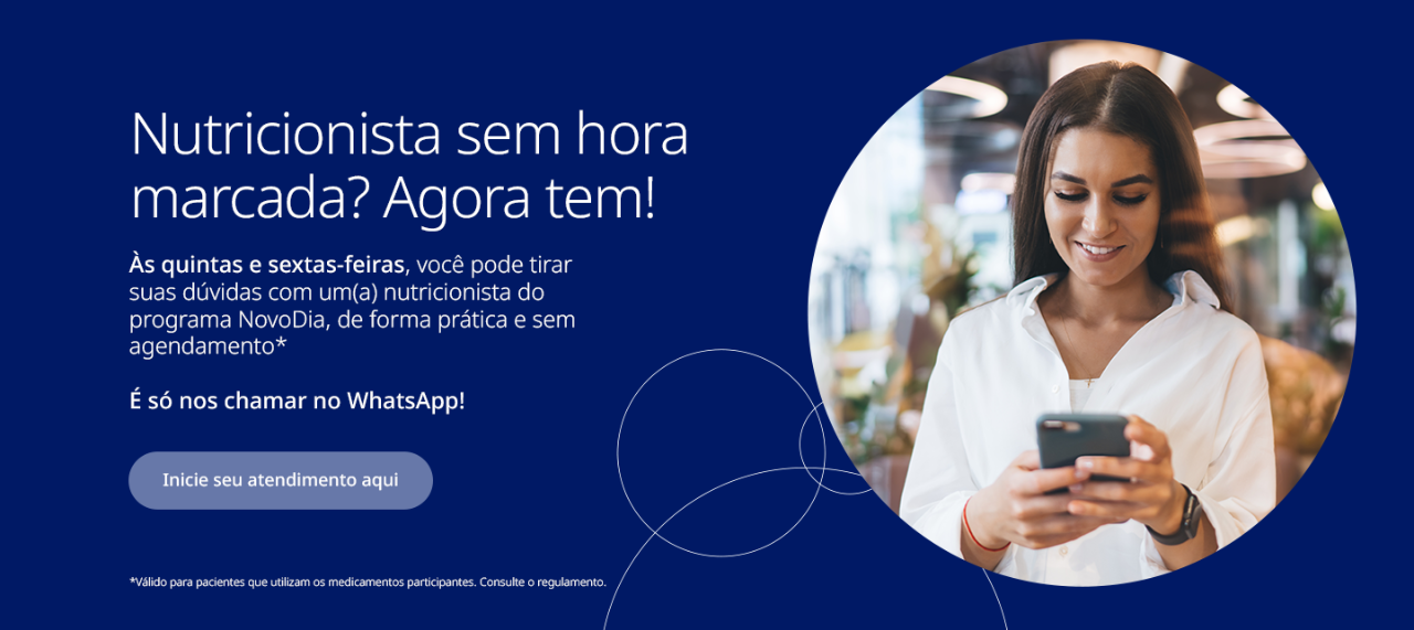 Agendar Nutricionista sem hora marcada
