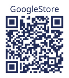 Anúncio com QR Code para baixar aplicativo Growth Journey, que monitora o crescimento infantil, nas lojas da AppStore e GoogleStore