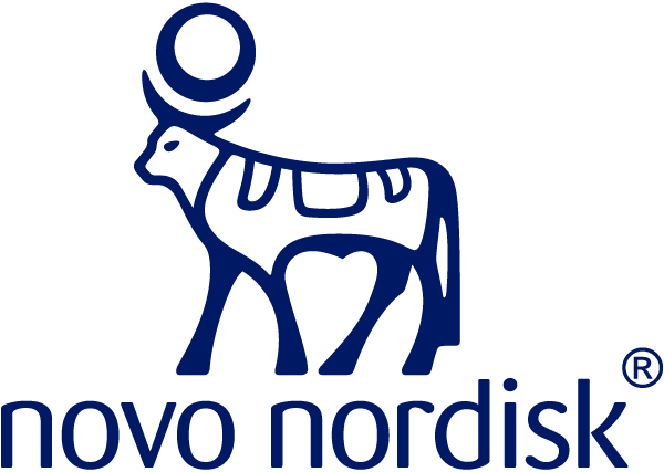 The Novo Nordisk logo.