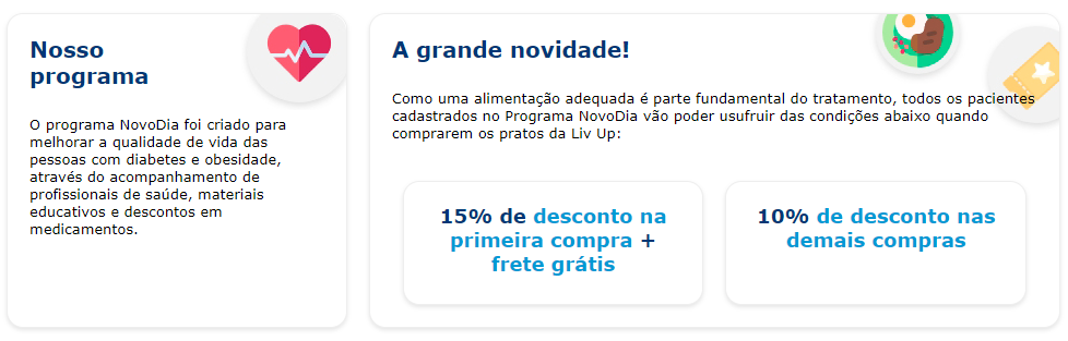 Novodia Programa NovoDia e Liv UP
